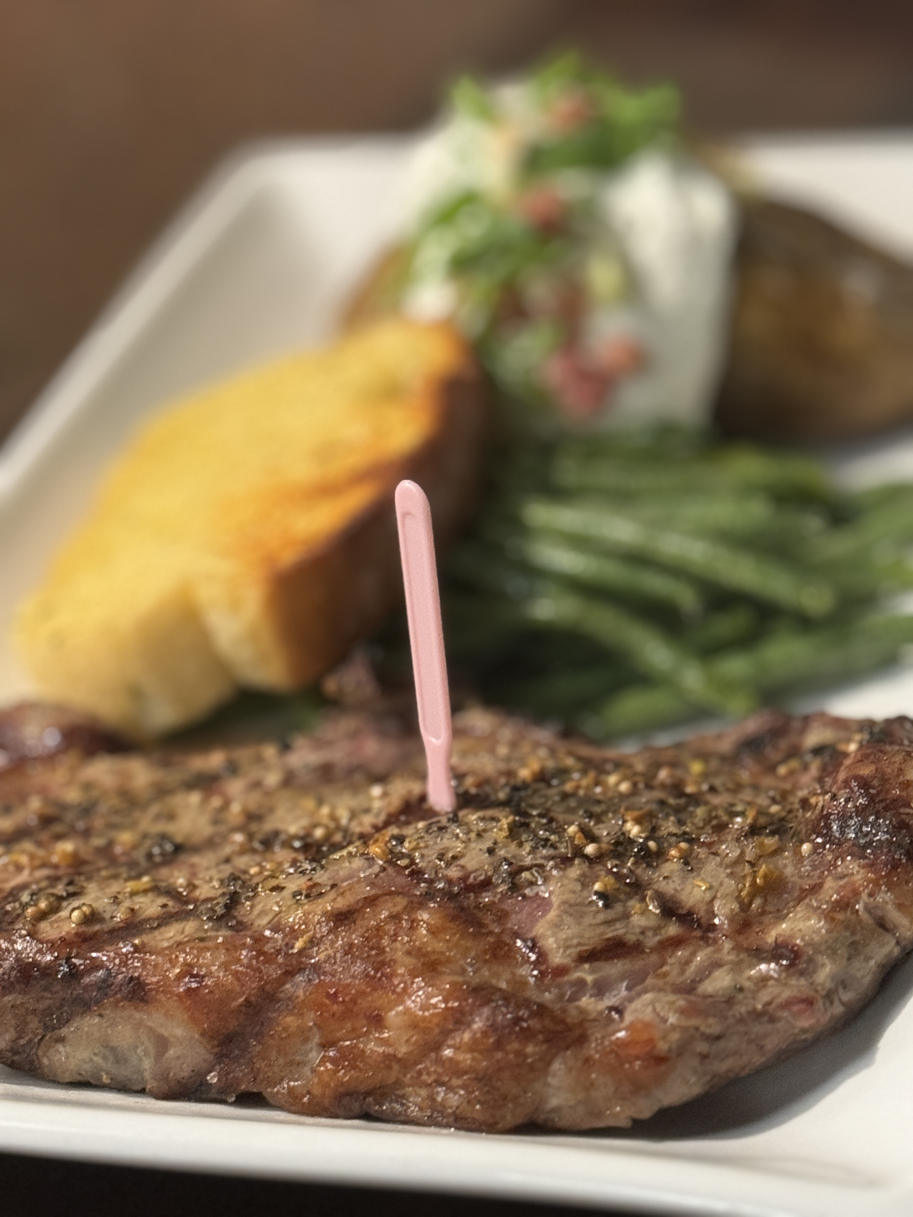 Steak dinner plate